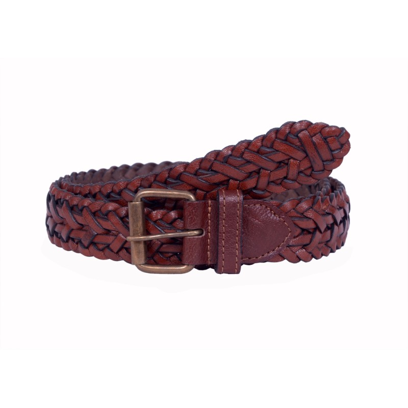 Brown Mesh Belt